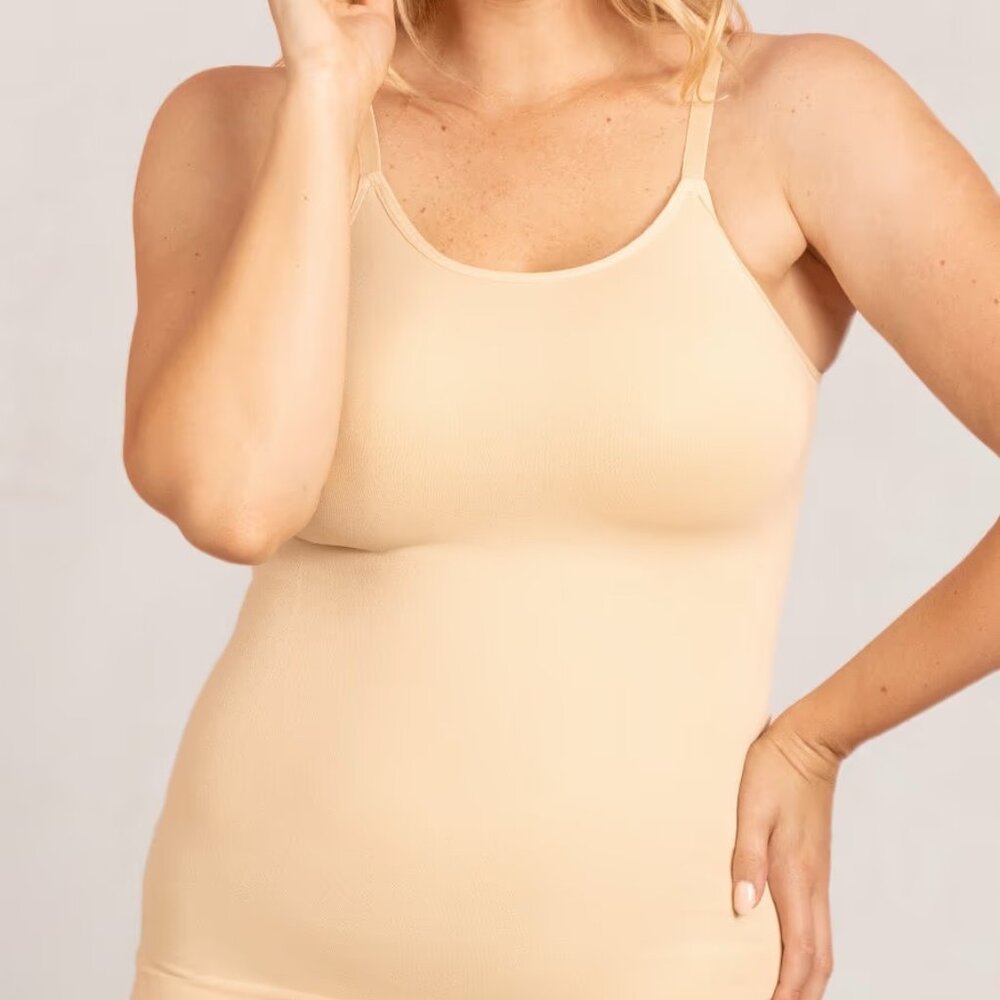 Empetua Scoop Neck Cami in Nude size L Shapermint 62001 s0556